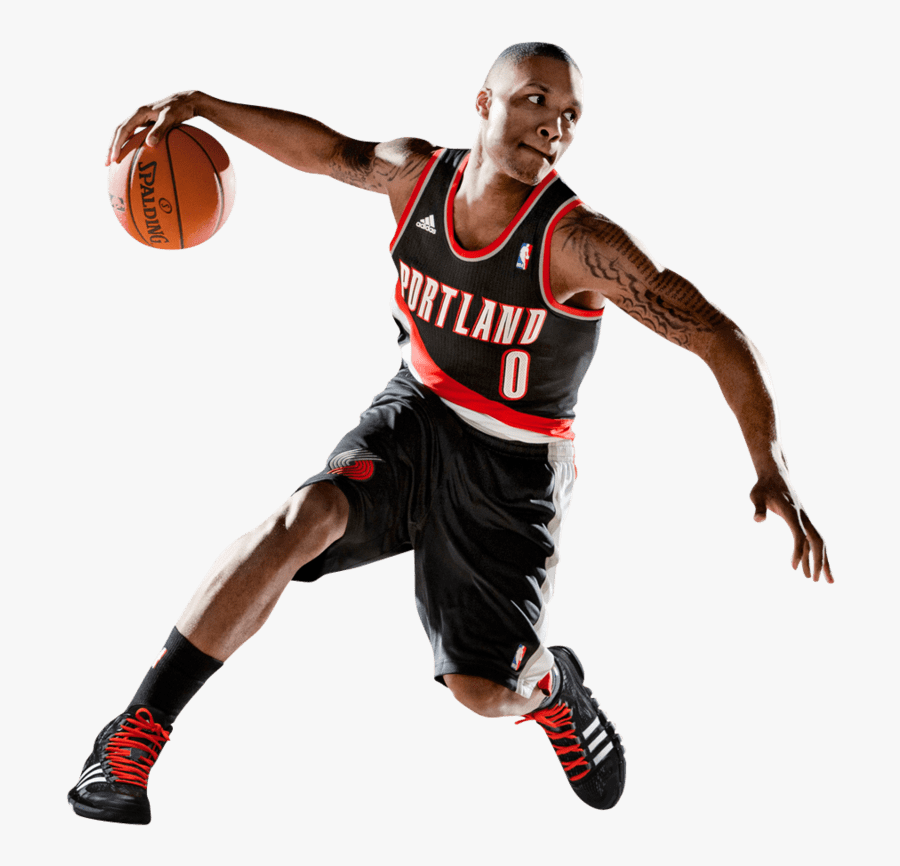 Damian Lillard Fast Dribbling - Damian Lillard Png, Transparent Clipart