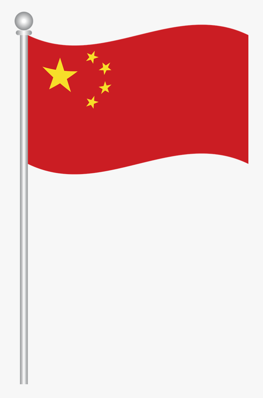 Flag Of China China Flag World Flag Free Picture - China Flagge Clipart, Transparent Clipart