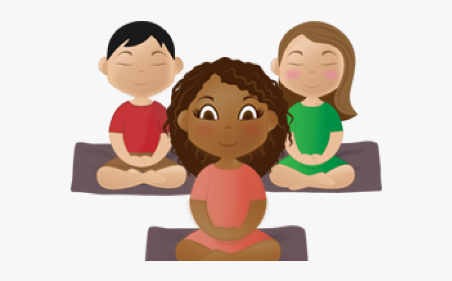 Child Meditating Clipart, Transparent Clipart