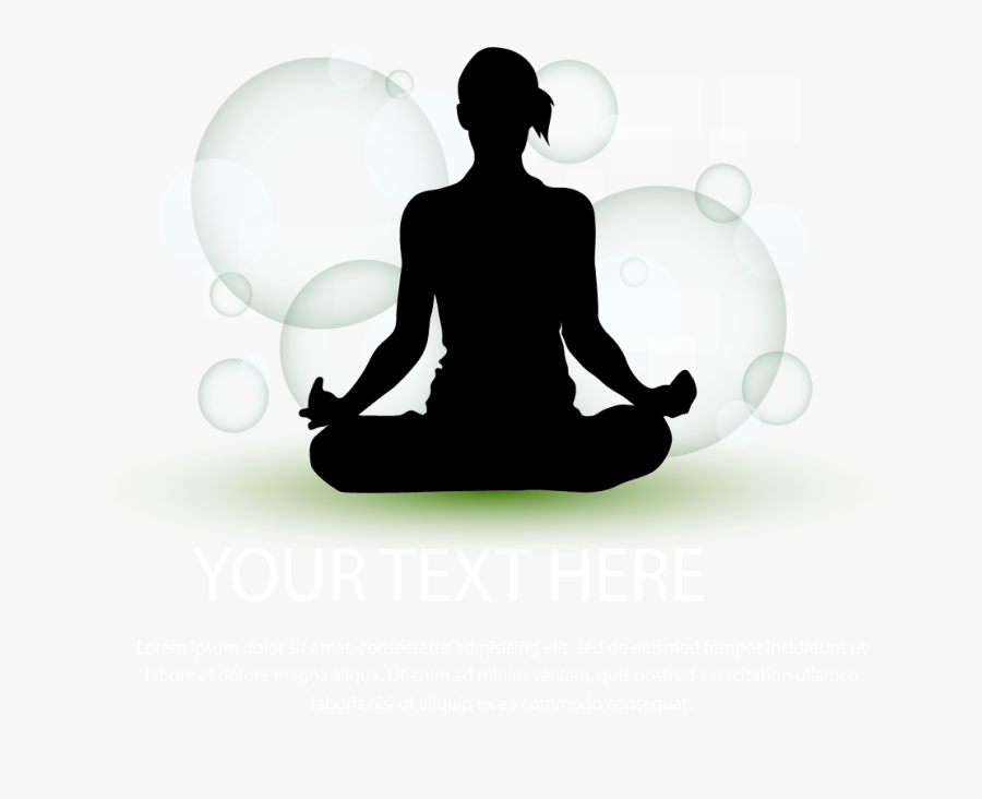 Clip Art Meditation Wallpaper - Sitting, Transparent Clipart