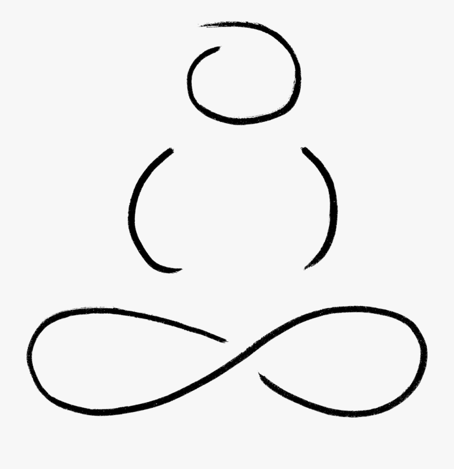 About Meditate Thrive - Line Art, Transparent Clipart