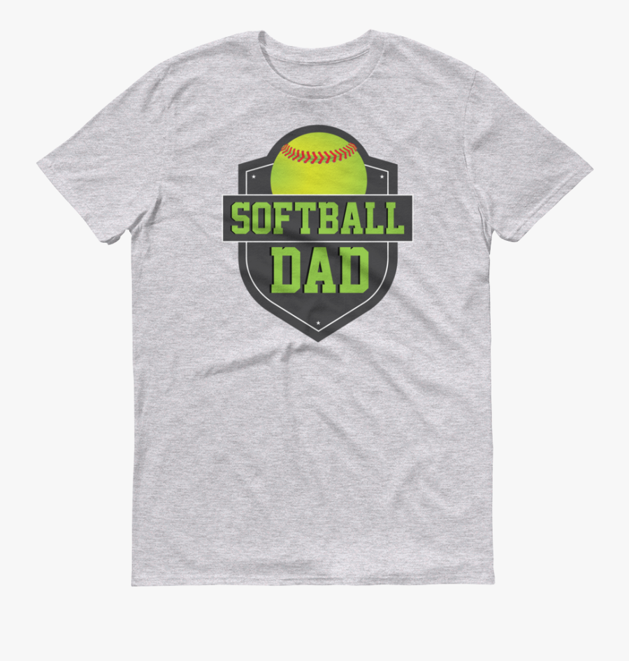 Men S T Shirt Dads Mens Tshirt - College Softball, Transparent Clipart