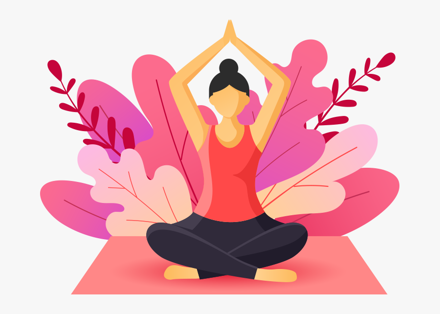 Graphic Design Of Yoga, Transparent Clipart