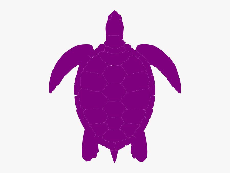 Plum Sea Turtle Clip Art At Clipartimage - Sea Turtle Silhouette Png, Transparent Clipart