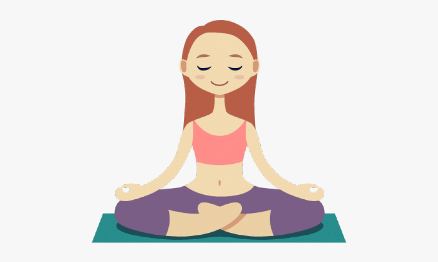Meditation Clipart Physical Health - Sitting, Transparent Clipart
