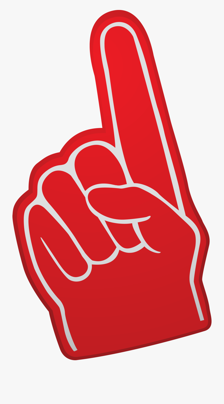 Foam Finger Transparent Png, Transparent Clipart