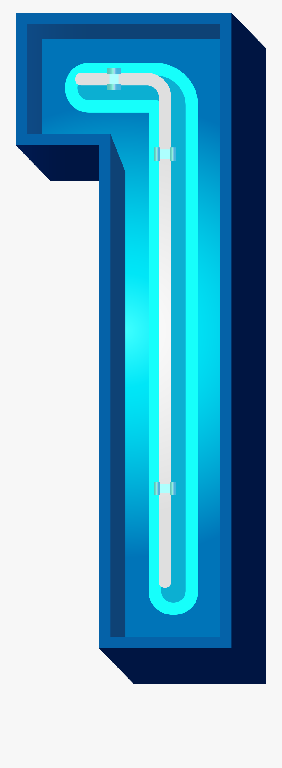 Numero 1 Neon Png , Free Transparent Clipart - ClipartKey