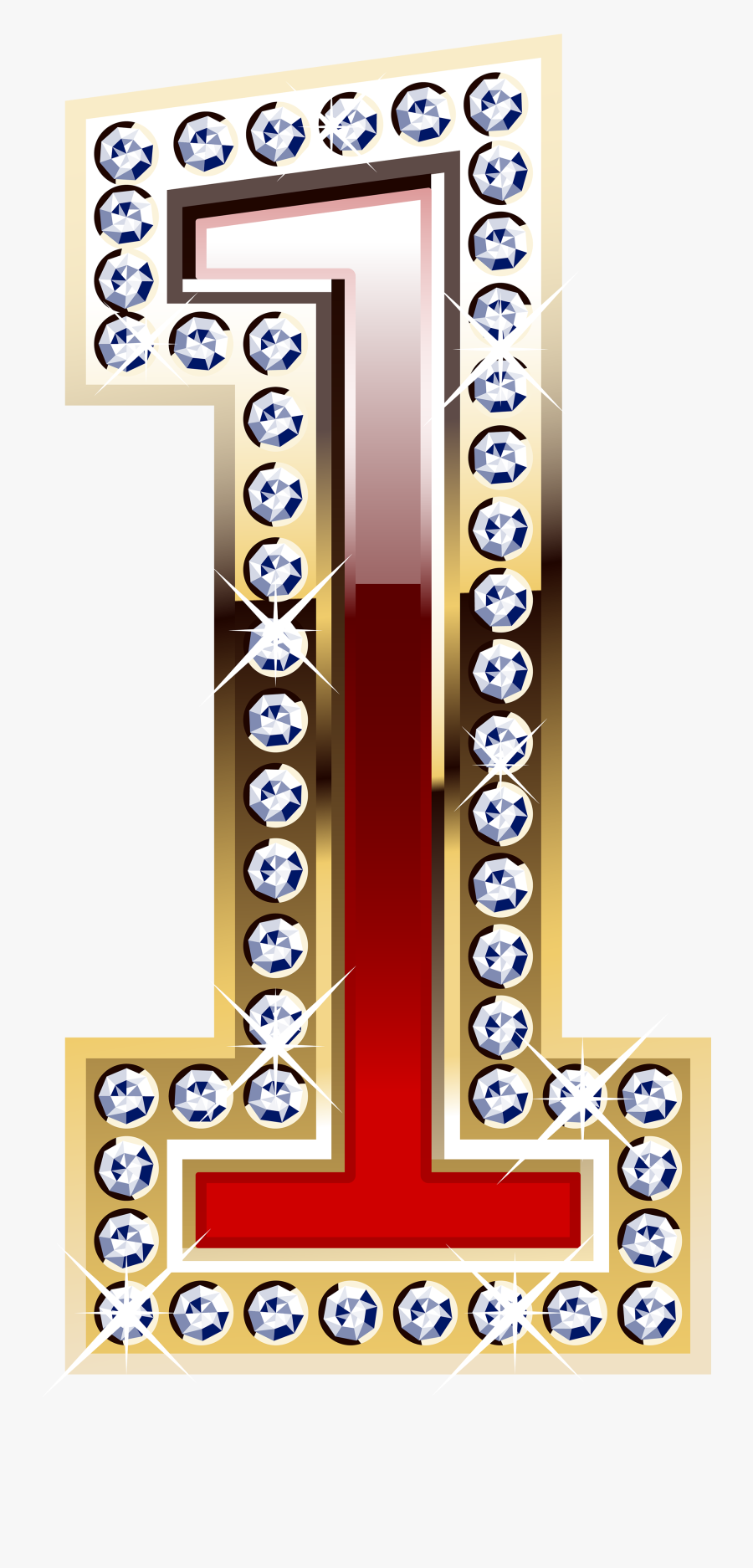 Transparent Free Clipart Thermometer - Red And Gold Numbers, Transparent Clipart