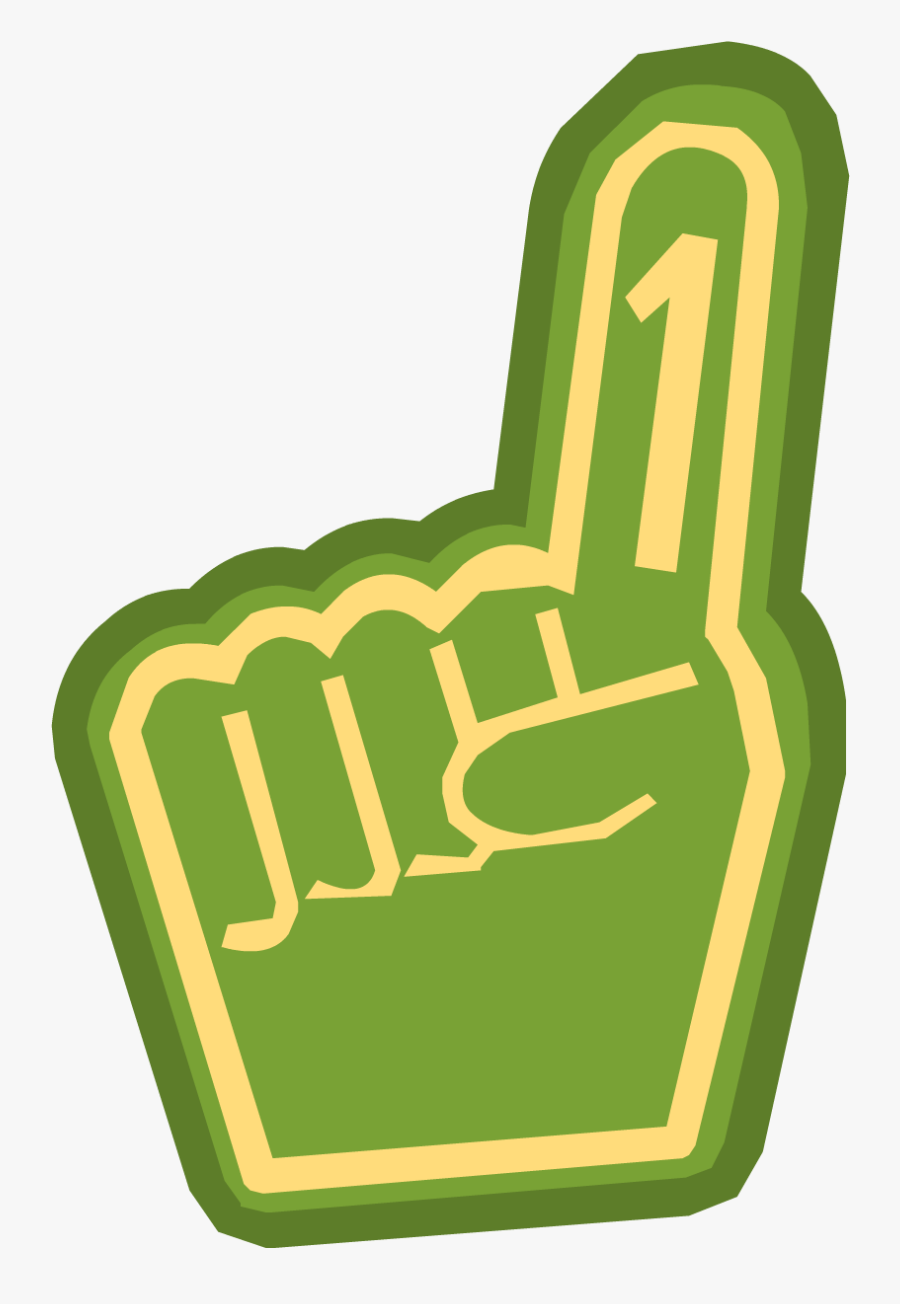 Single Clipart Number 1 Finger - Number One Finger Png, Transparent Clipart