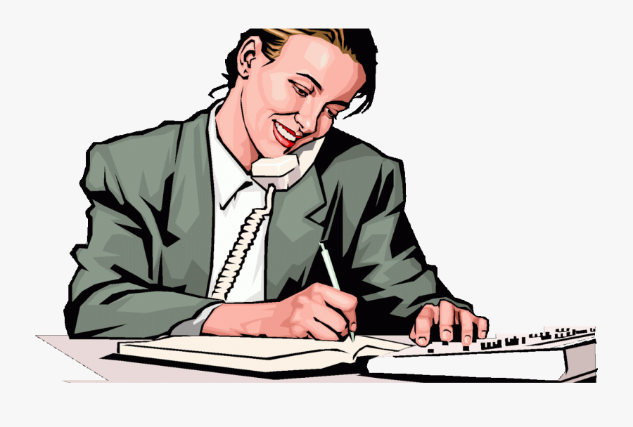 Office Management Clipart Office Clerk - Clerk Clipart, Transparent Clipart