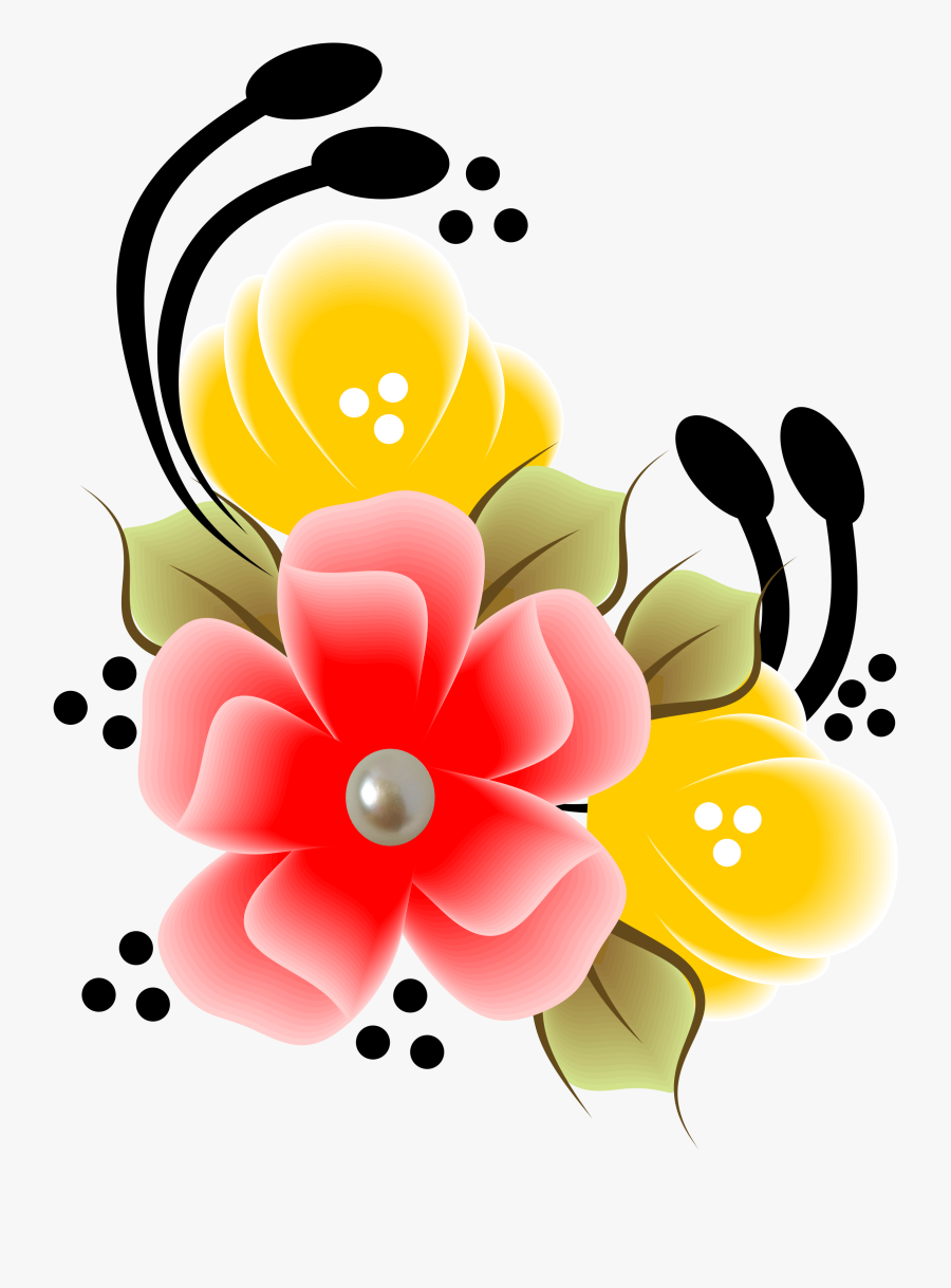 Parchment Cards, Flower Clipart, Christmas Paintings, - Flower, Transparent Clipart