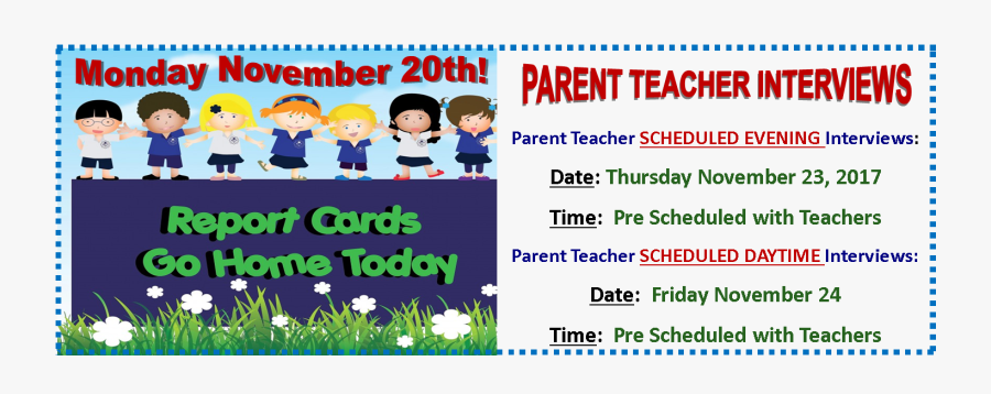 Report Cards Go Home Today, Transparent Clipart