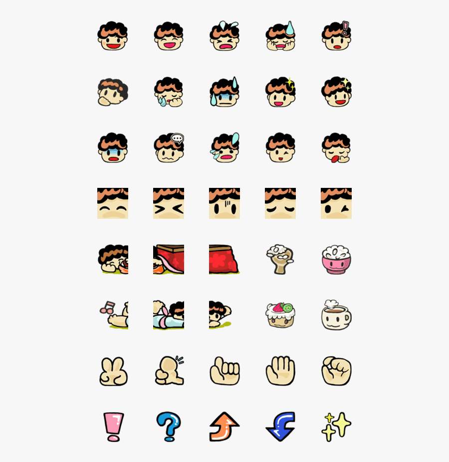 櫻桃 小 丸子 表情 貼, Transparent Clipart