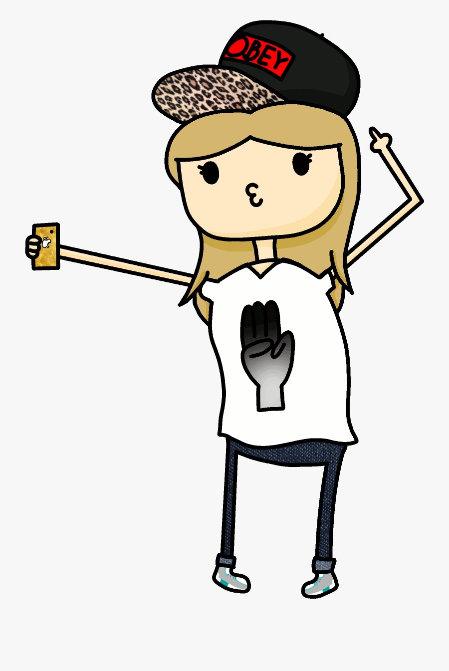 Download Selfie Animated Clipart Animation Clip Art - Transparent Taking Selfie Gif, Transparent Clipart