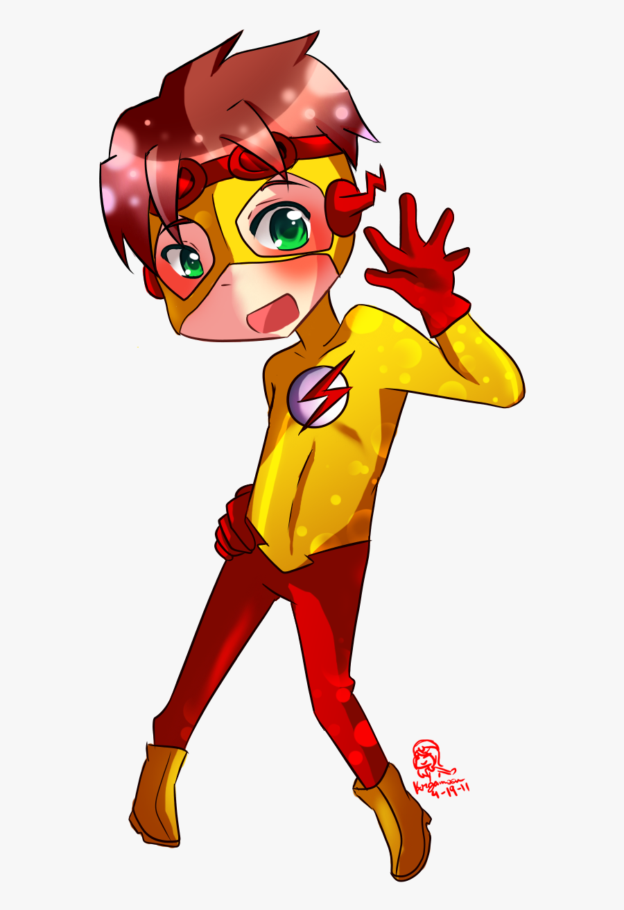 Flash Chibi Drawing, Transparent Clipart