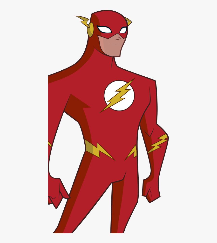 Justice League Flash Cartoon Png, Transparent Clipart