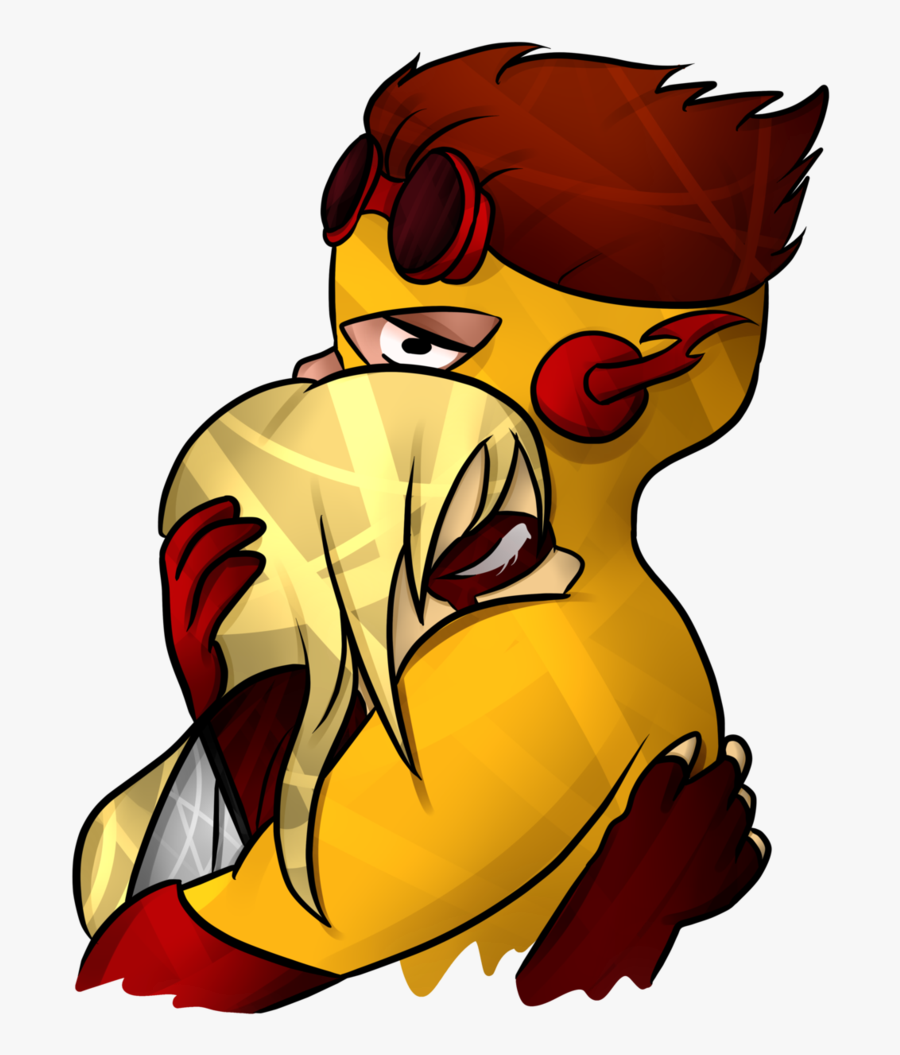 B Falcon And Kid - Drawing Kid Flash, Transparent Clipart