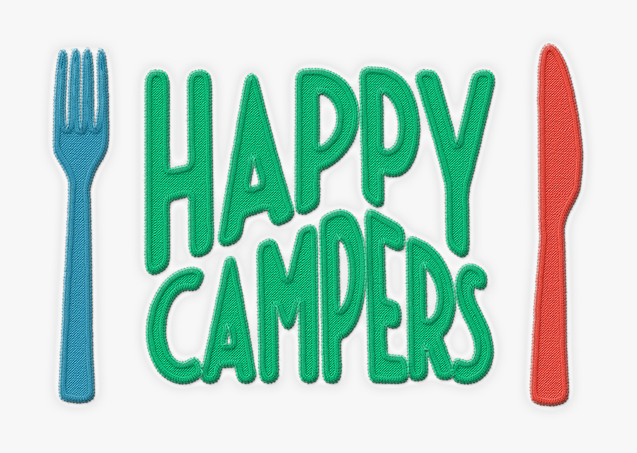 Happy Campers Food Truck Festival - Calligraphy, Transparent Clipart