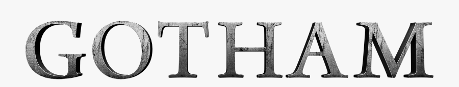 Gotham Tv Show Logo, Transparent Clipart
