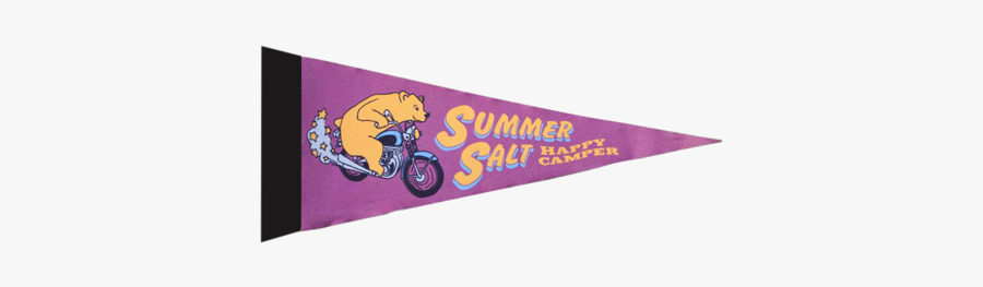 Happy Camper Pennant - Label, Transparent Clipart