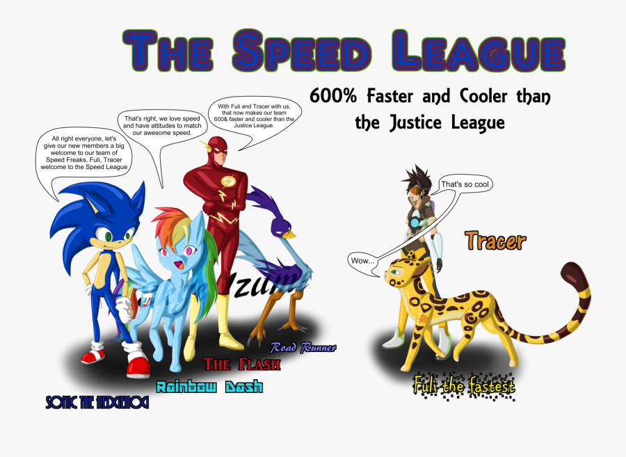 Tracer Vs The Flash, Transparent Clipart