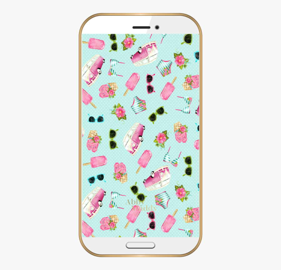 Phone Wallpaper-happy Camper - Mobile Phone Case, Transparent Clipart