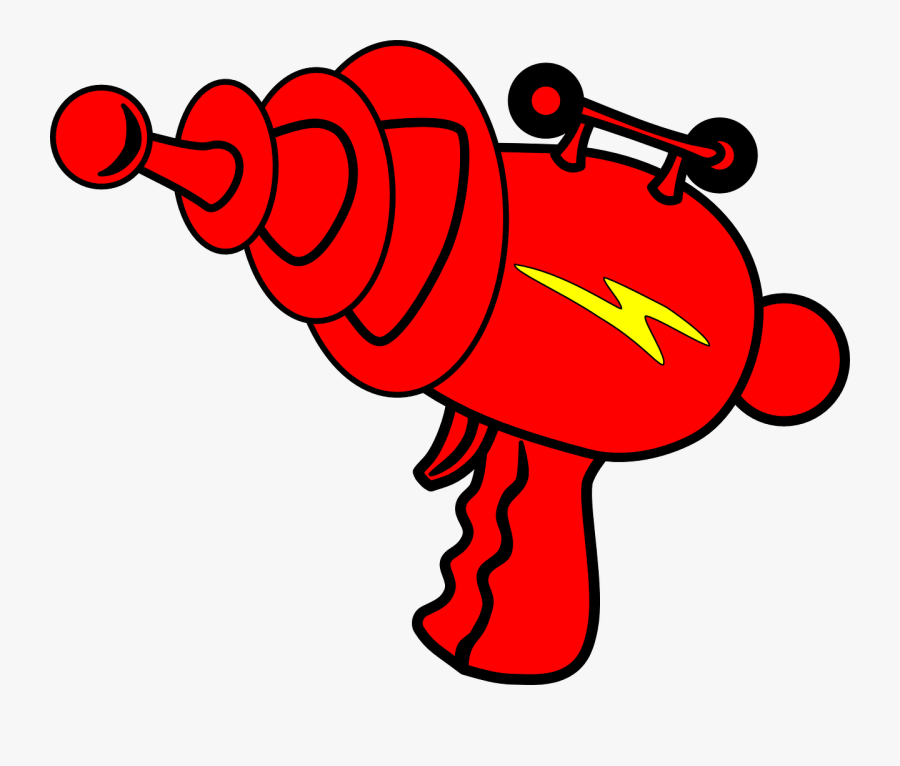 Cartoon Laser Tag Gun, Transparent Clipart