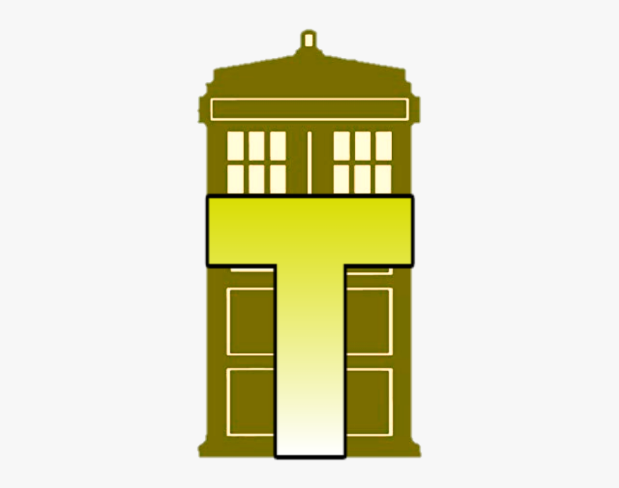 Tardis Silhouette, Transparent Clipart