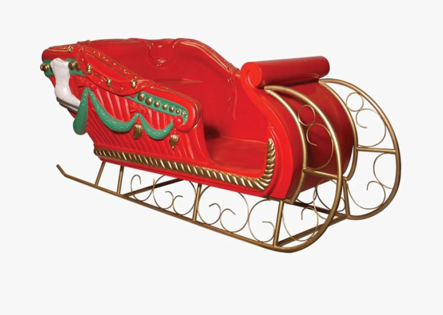 Santa Sleigh Png Photo - Bobsleigh, Transparent Clipart