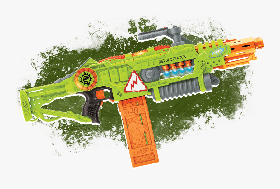 Blaster - Nerf Zombie Strike, Transparent Clipart