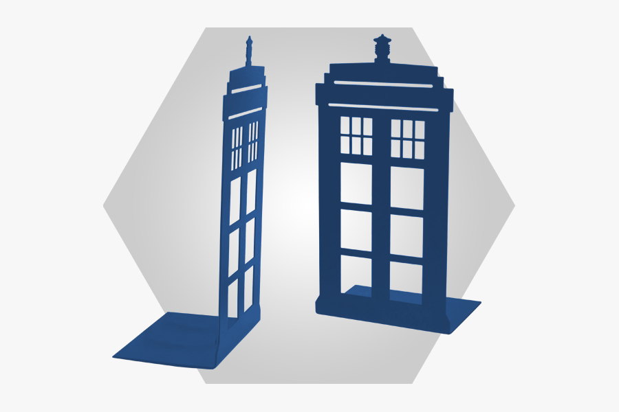 Transparent Tardis Png - Tardis Bookends, Transparent Clipart