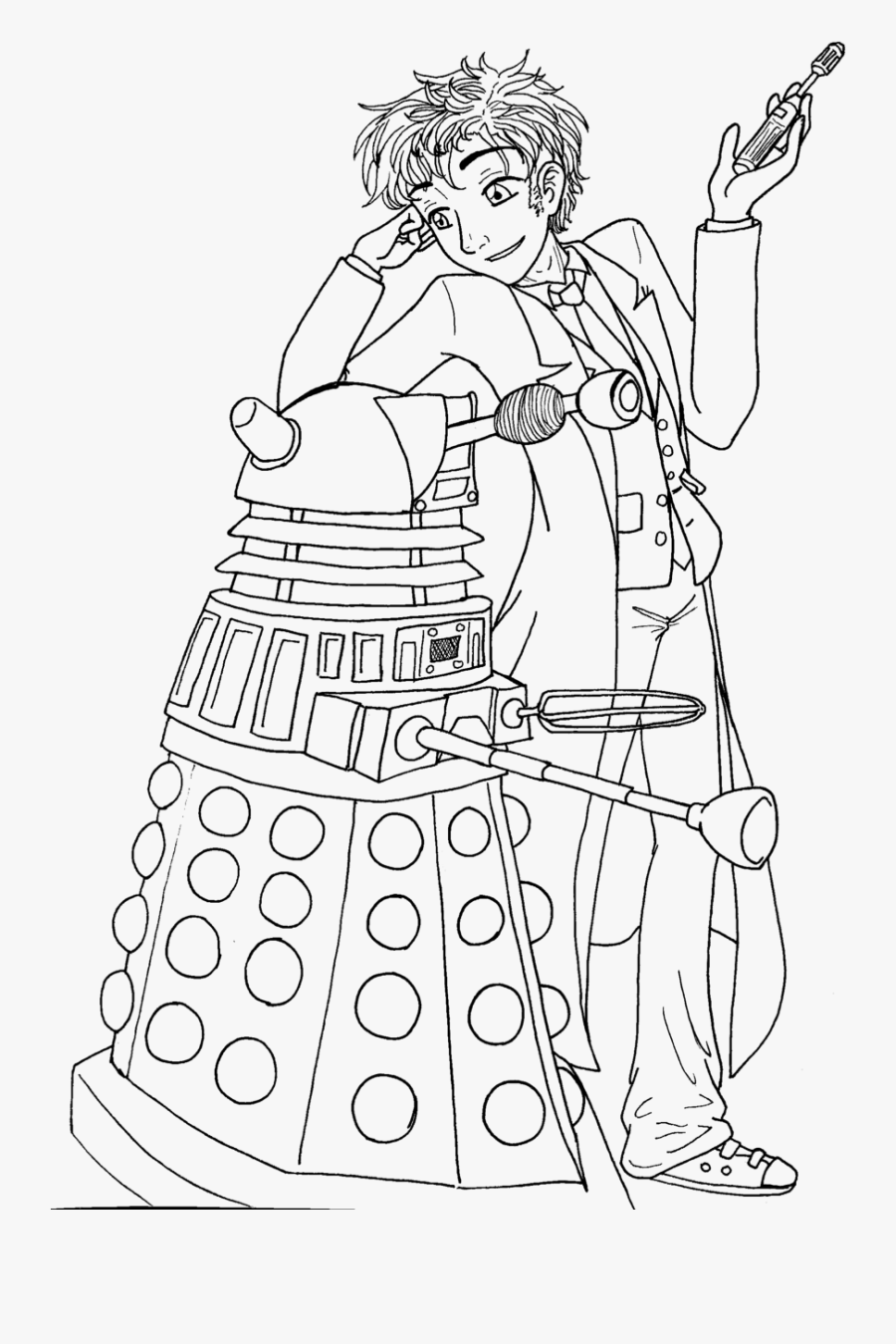 Doctor Who Coloring Pages Tardis, Transparent Clipart