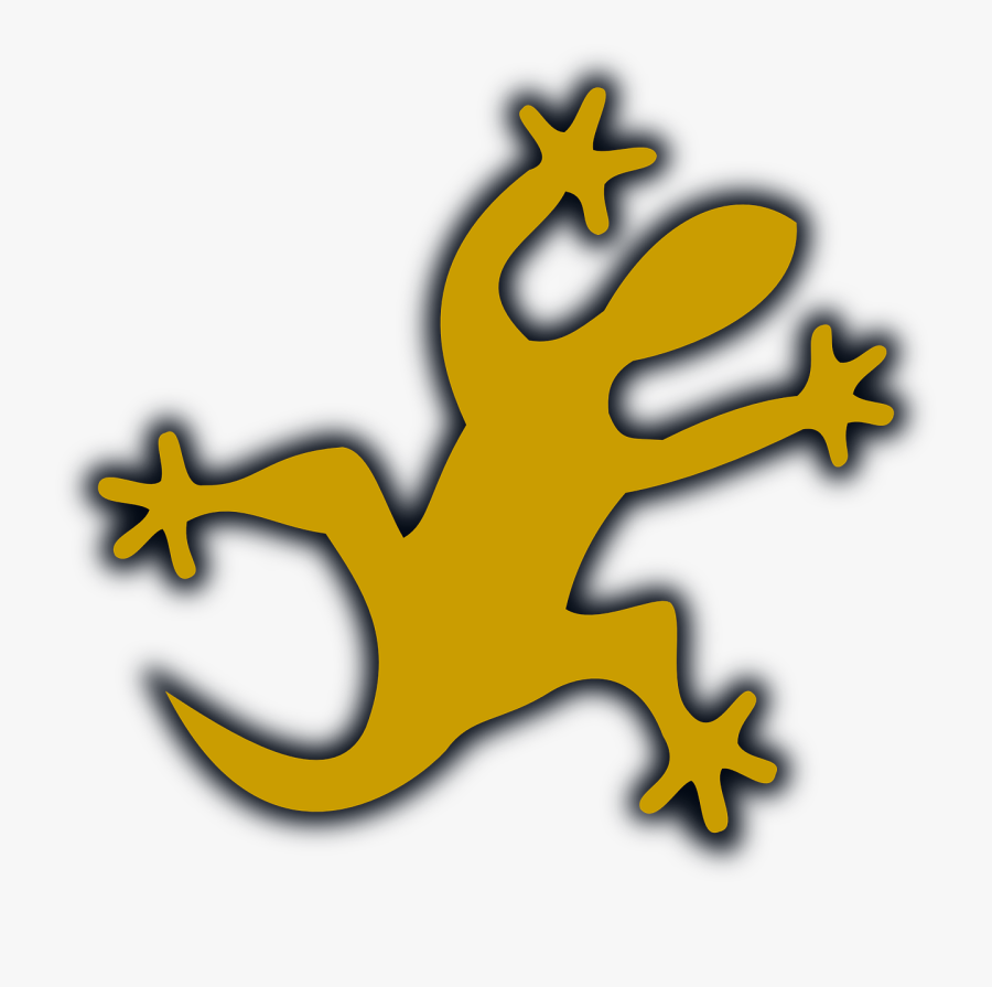 Lizard, Iguana, Reptile, Animal, Silhouette - True Frog, Transparent Clipart