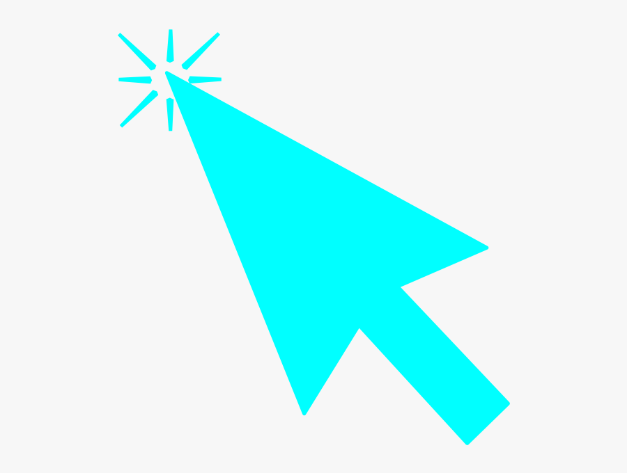 Mouse Pointer With Clicked Flashes Clip Art At Clker - Mouse Pointer Animated Gif, Transparent Clipart