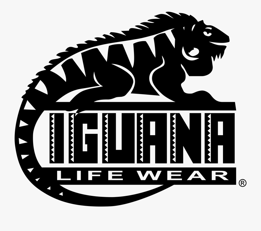 Iguana Logo Png Transparent - Iguana Life Wear Logo, Transparent Clipart