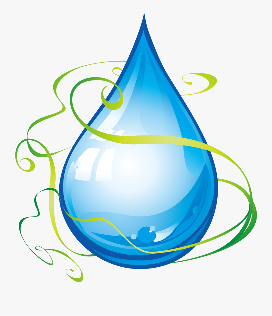Drop Water Clip Art - Transparent Water Drop Logo, Transparent Clipart