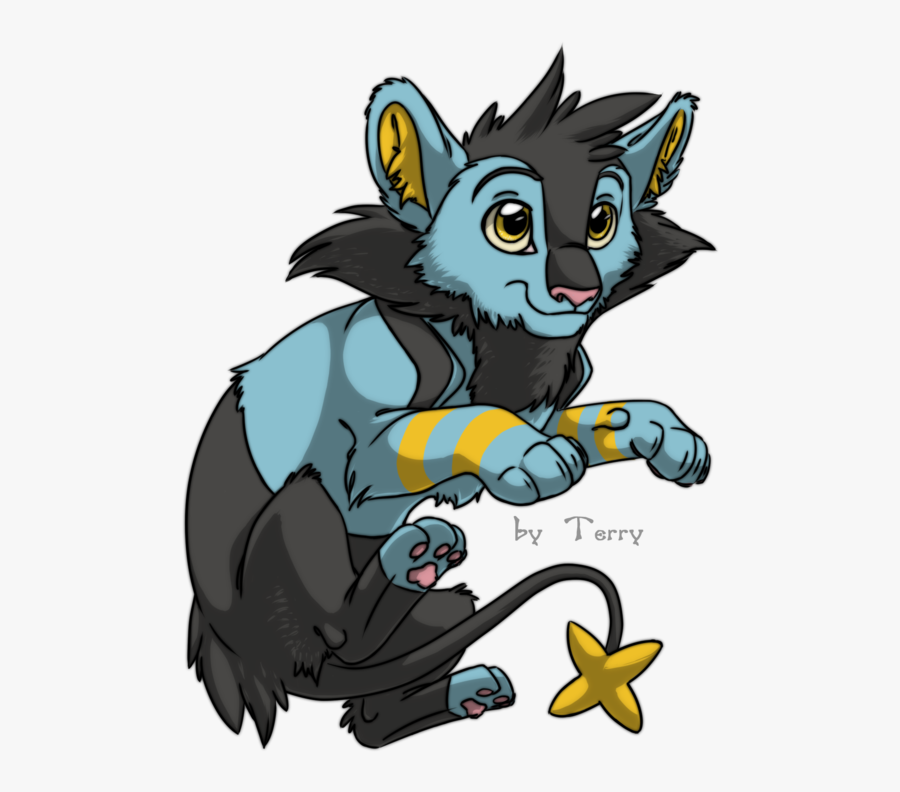 Luxio By Iguana In Darkness - Cute Luxio, Transparent Clipart