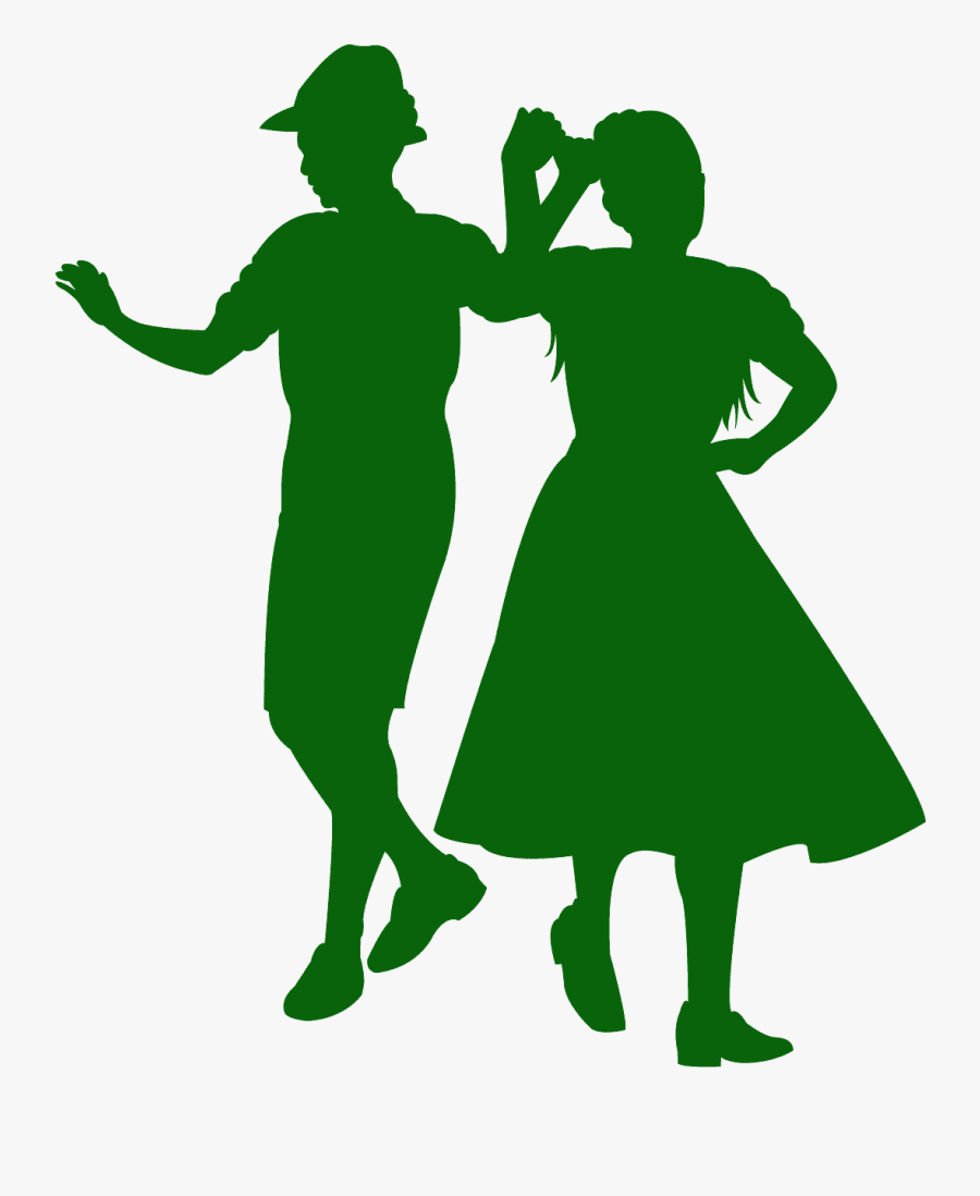 Dance Silhouette, Transparent Clipart