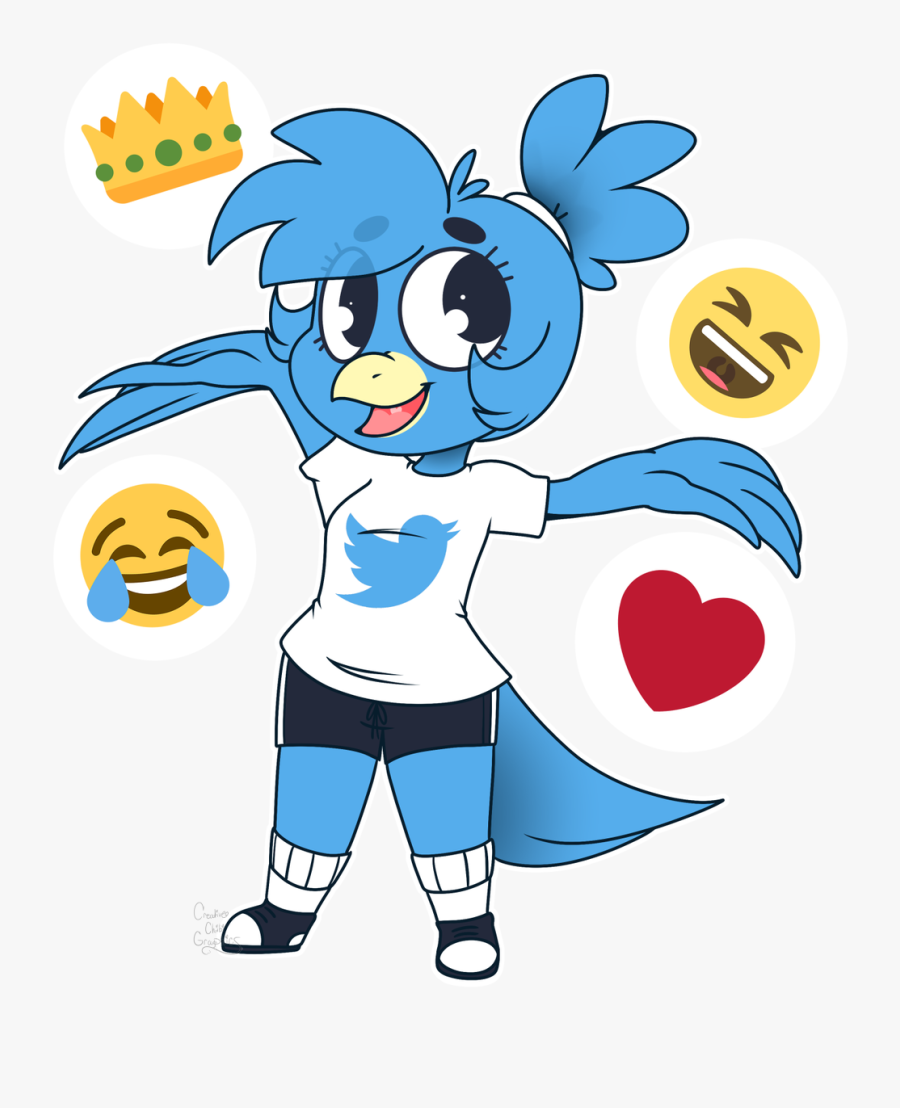 #tweetfur #twitterbird I Hope You All Like It - Cartoon, Transparent Clipart