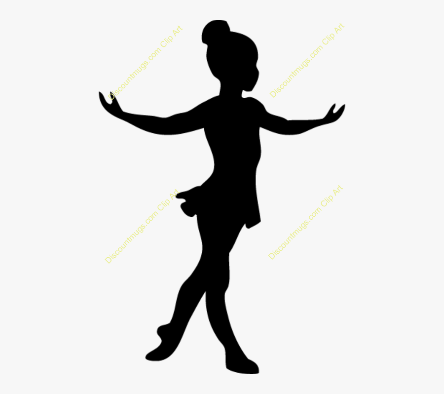 Ballet Dancer Silhouette Clip Art - Young Ballet Dancer Silhouette, Transparent Clipart