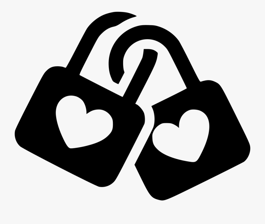 Lock Couple Together Anniversary - Couple Black And White Images Png, Transparent Clipart