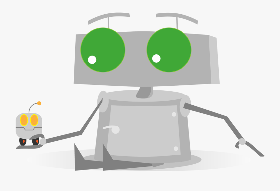 Hero Image - Simple Machine And Robot, Transparent Clipart