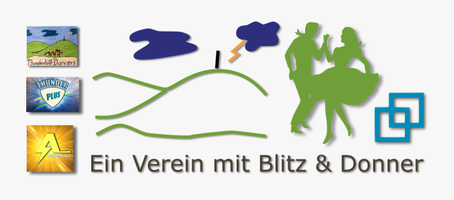 Thunderhill Dancers Square Dance Club E, Transparent Clipart