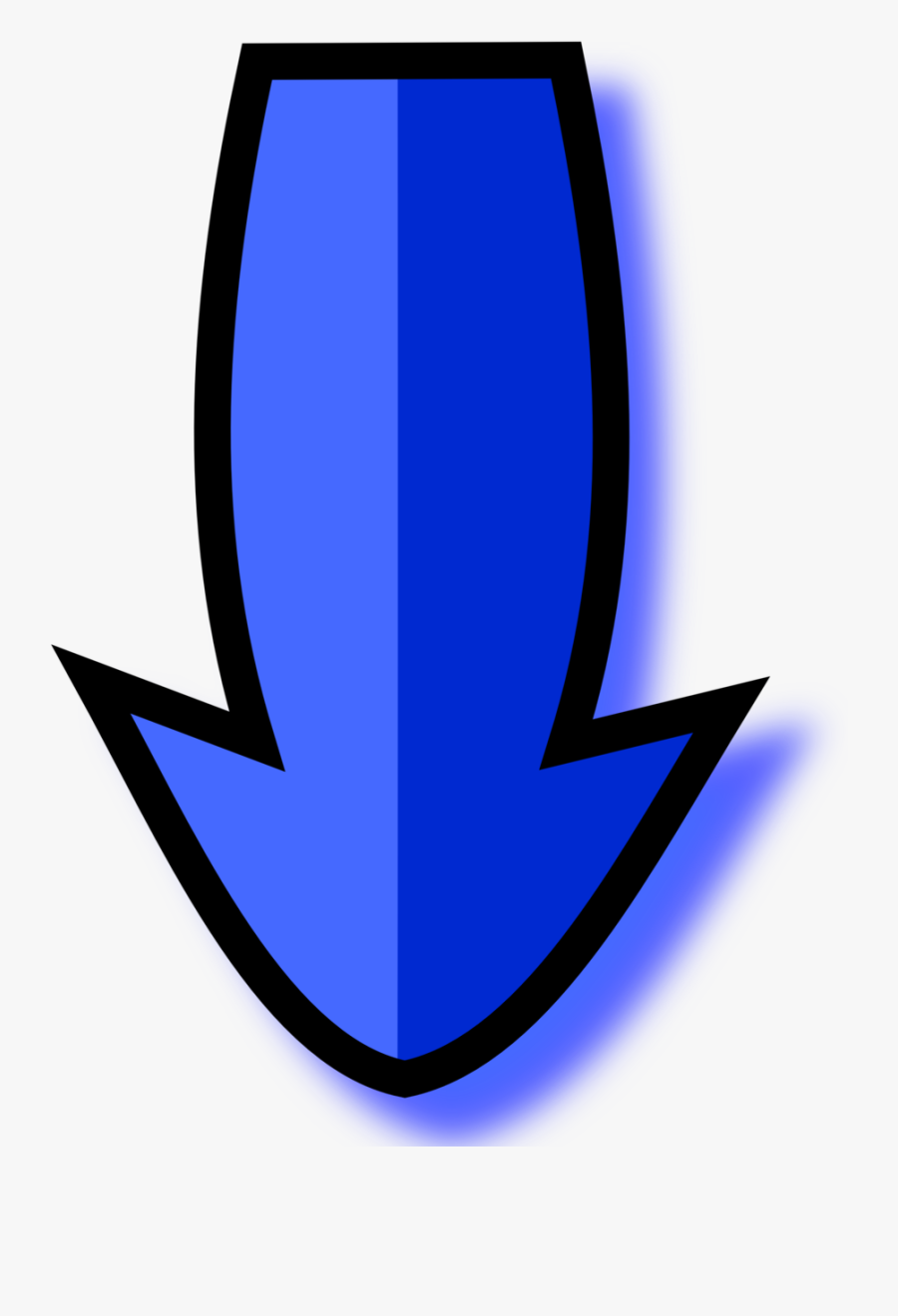 Flechas Hacia Abajo 3d, Transparent Clipart