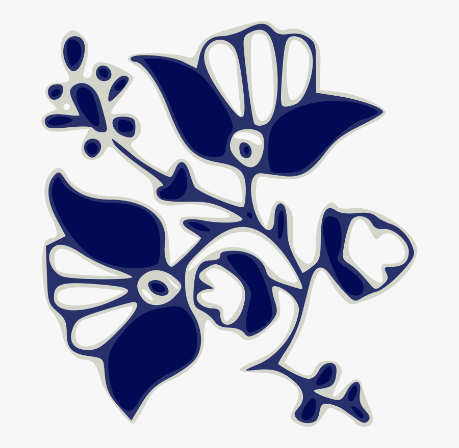 Motif Bunga, Transparent Clipart