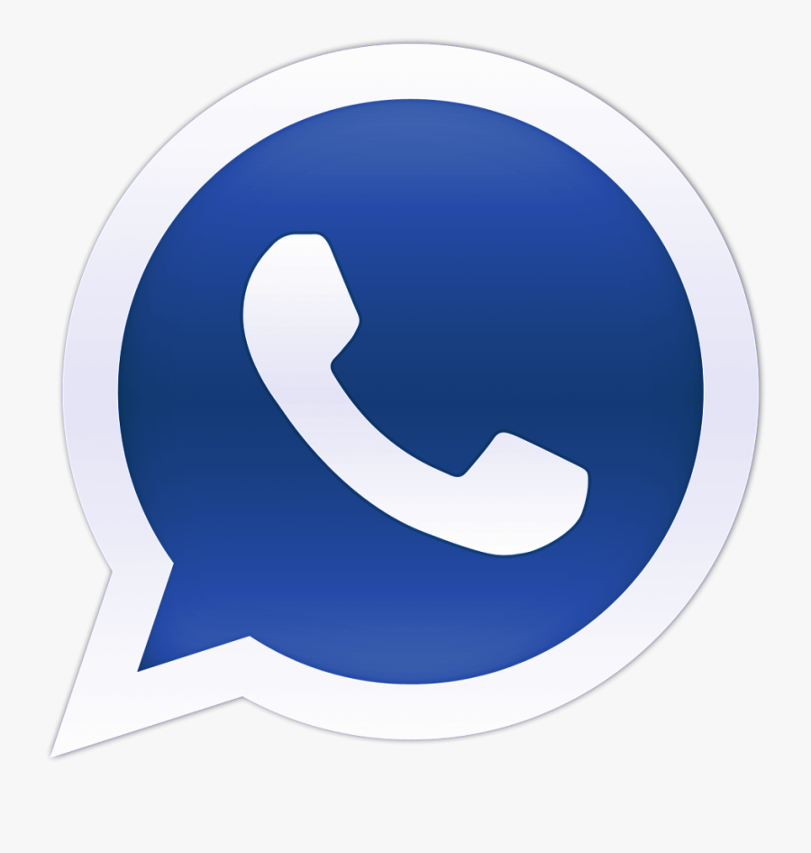 Blue Whatsapp Logo Clip Art - Whatsapp Png Transparent Background, Transparent Clipart