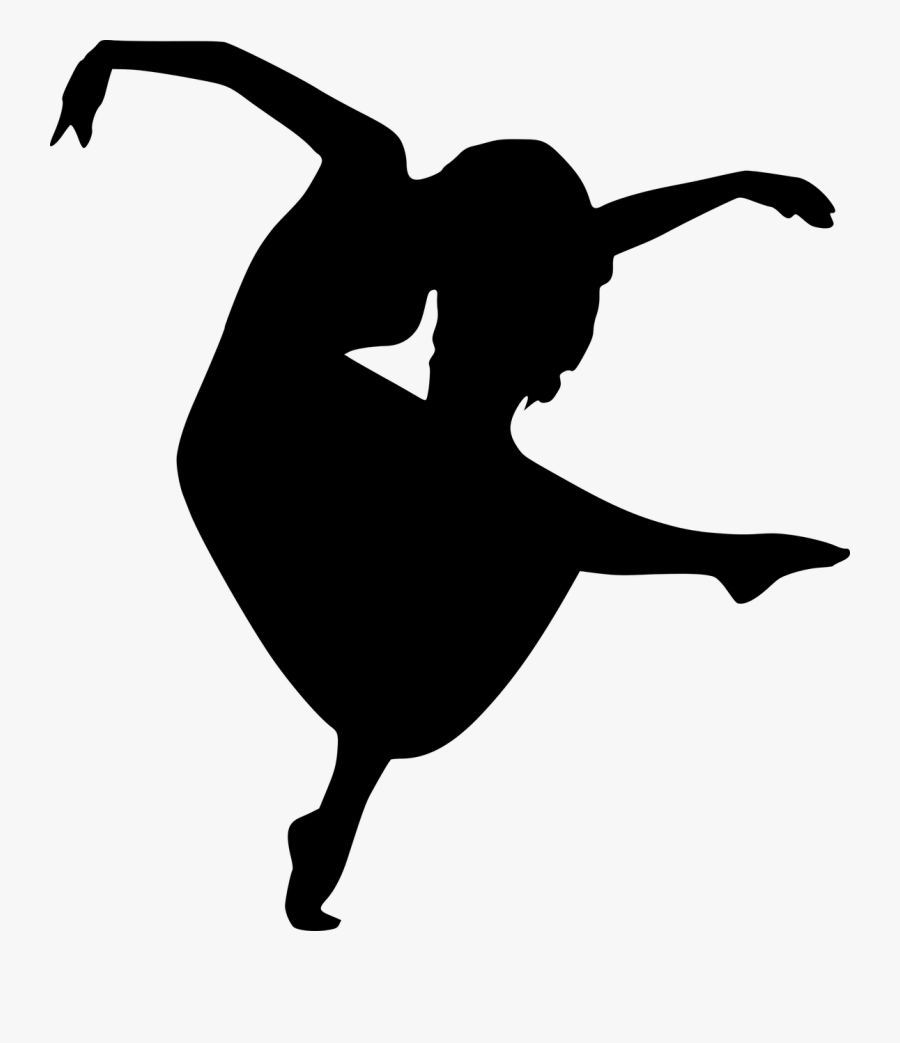 Girl Falling Silhouette Png, Transparent Clipart