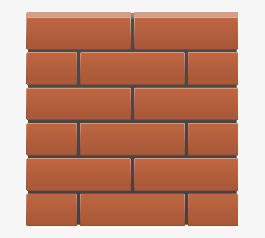Clip Art Cartoon Brick Wall - Brickwork, Transparent Clipart