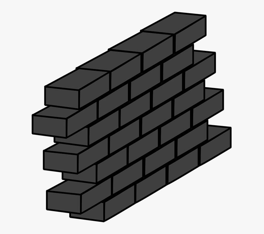 Wall, Bricks, Firewall, Grey - Wall Clipart, Transparent Clipart