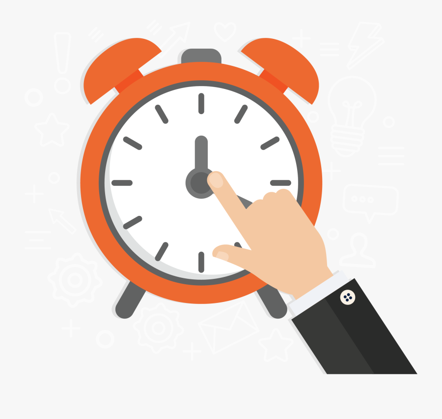 Vintage Clock Icon, Transparent Clipart